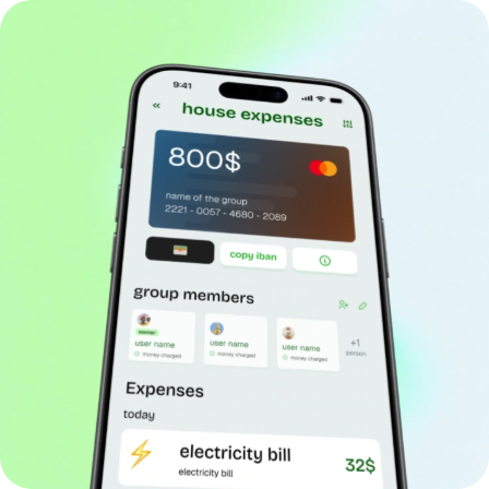 House expenses app design